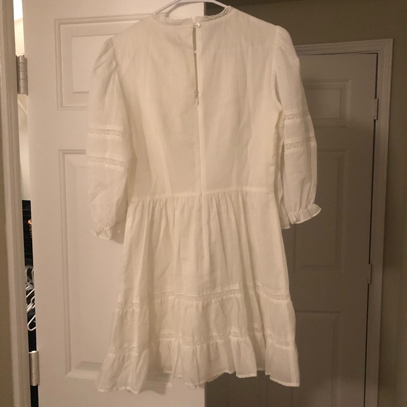 Reformation Miley White Dress Size 6 (brand new with tags) - Picture 5 of 7